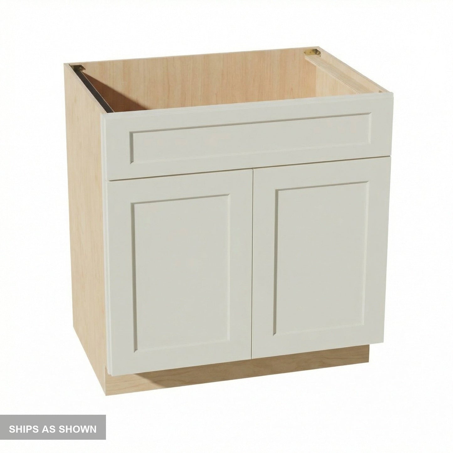Quik Cabinets SB33 Tallis Swan White - Flatpack