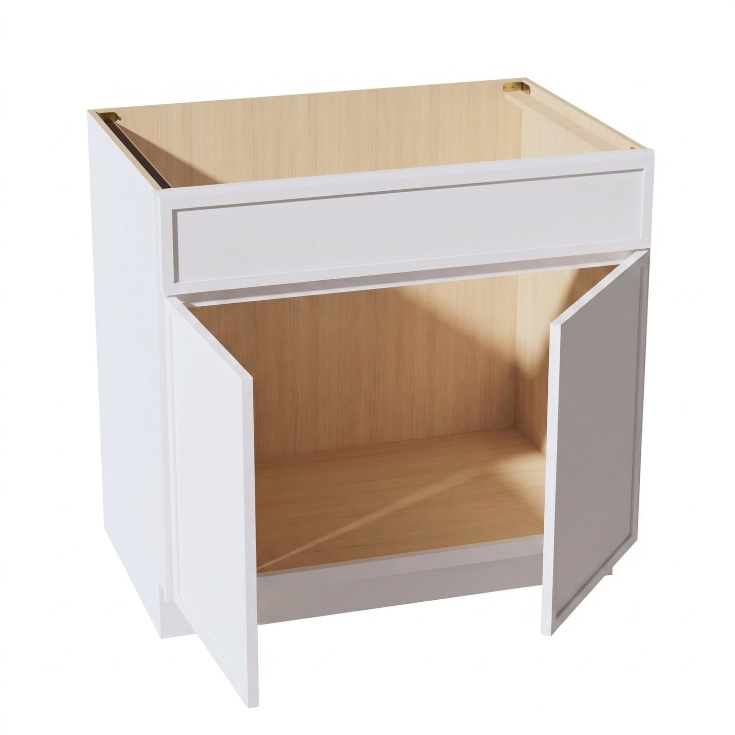 Slim Shaker Sink Base Cabinet 36" (SB36) · Slim - Frost - Interior
