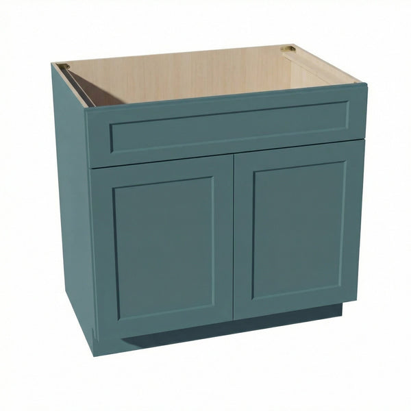 Shaker Sink Base Cabinet 36" (SB36) · Tallis - Fairy Green - Hero