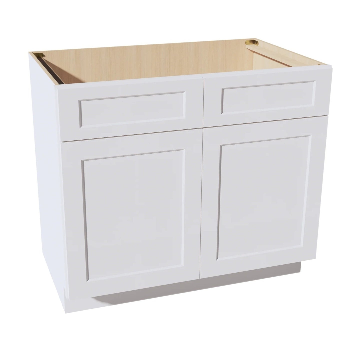 Shaker Sink Base Cabinet 39" (SB39) · Ardelle - White - Hero