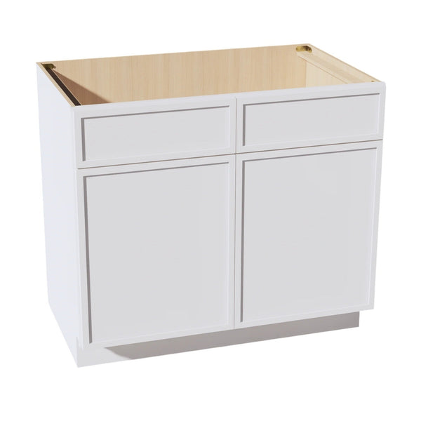 Slim Shaker Sink Base Cabinet 39" (SB39) · Slim - Frost - Hero