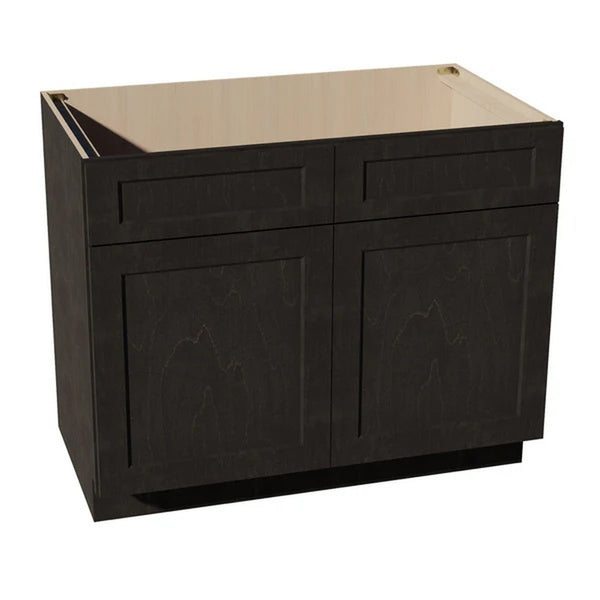Shaker Sink Base Cabinet 42" (SB42) · Ardelle - Charcoal - Hero