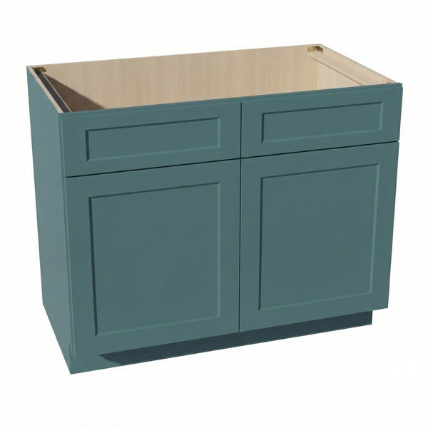Shaker Sink Base Cabinet 42" (SB42) · Tallis - Fairy Green - Hero