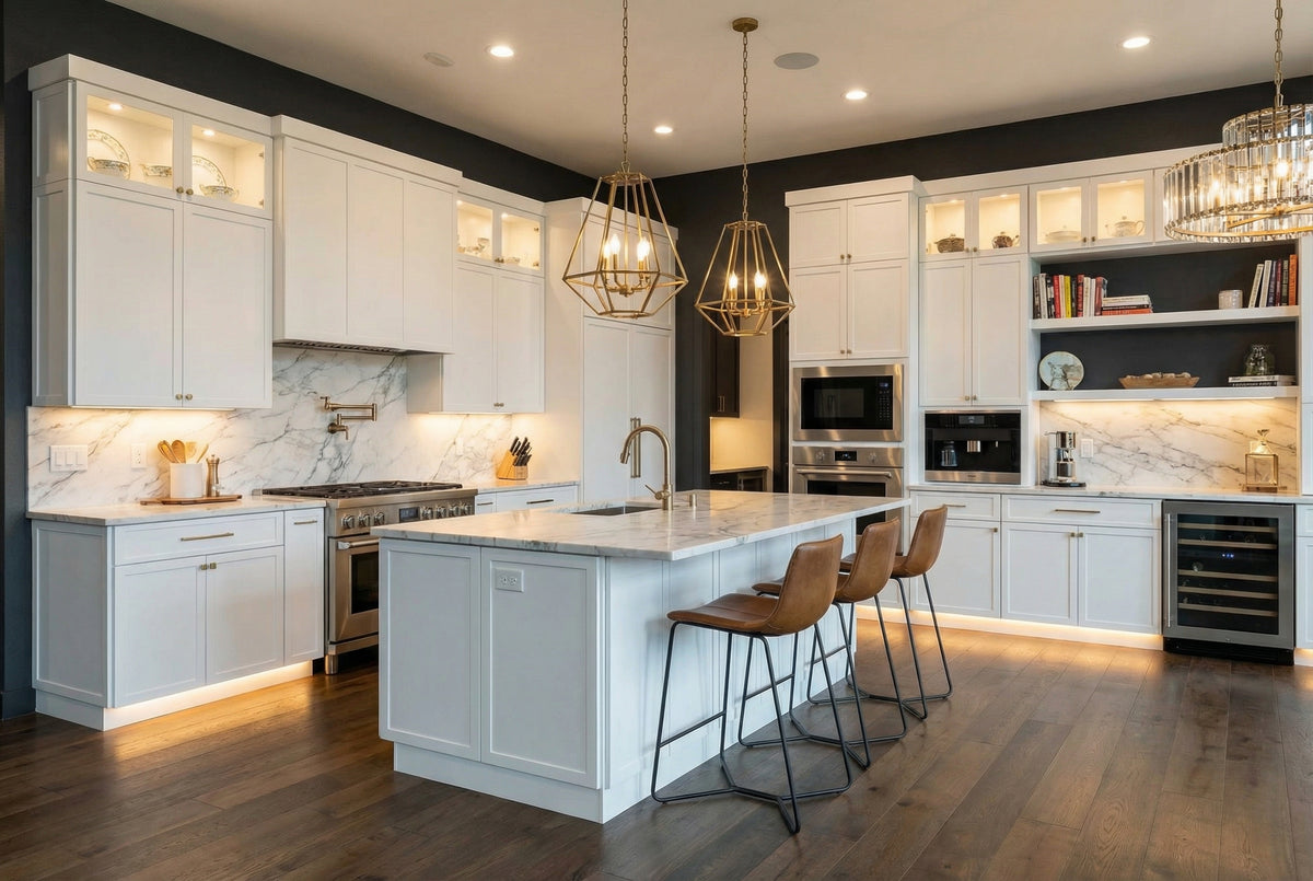 Modern Frost Open Kitchen