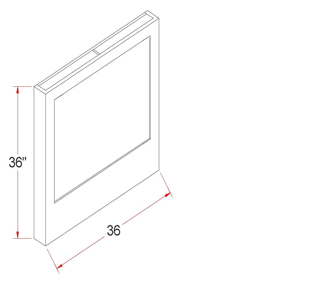 Shaker Style End Panel (SSEP3636) · Ardelle