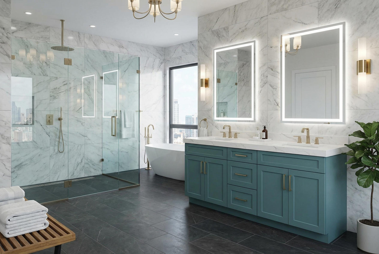 Quik Cabinets VDB2121 Tallis Fairy Green - Lifestyle