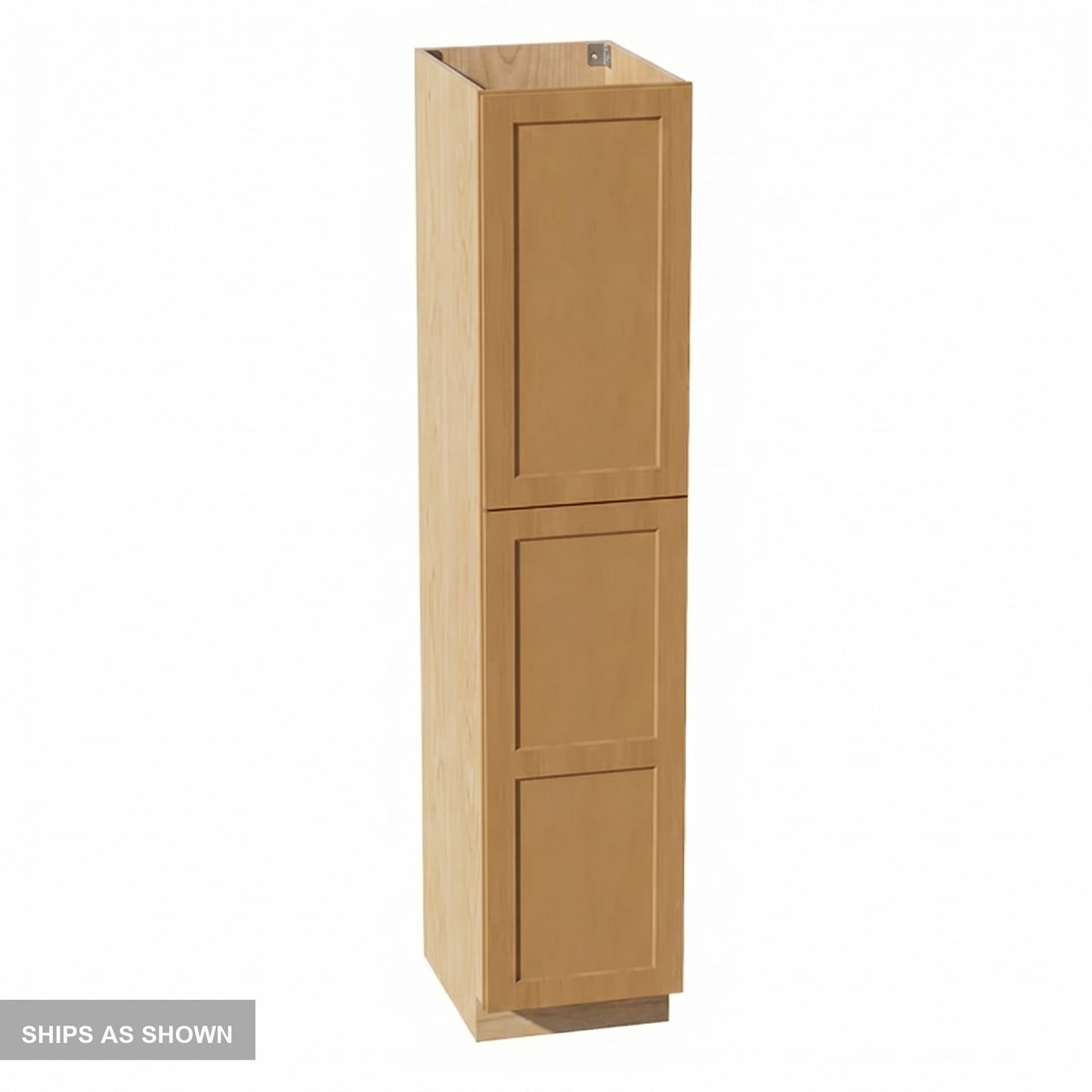 Shaker Tall Pantry Cabinet 18" (TP1884) · Ardelle - Timber - Flat Pack