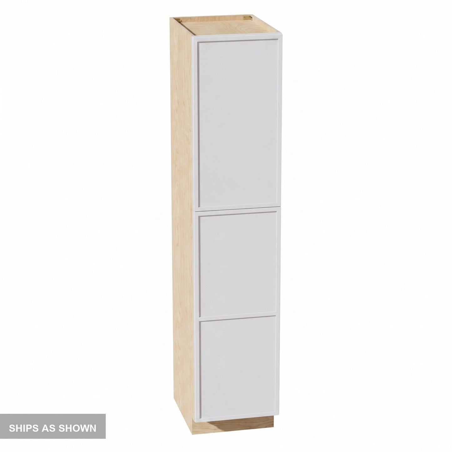 Quik Cabinets TP1884 Slim Frost - Flatpack