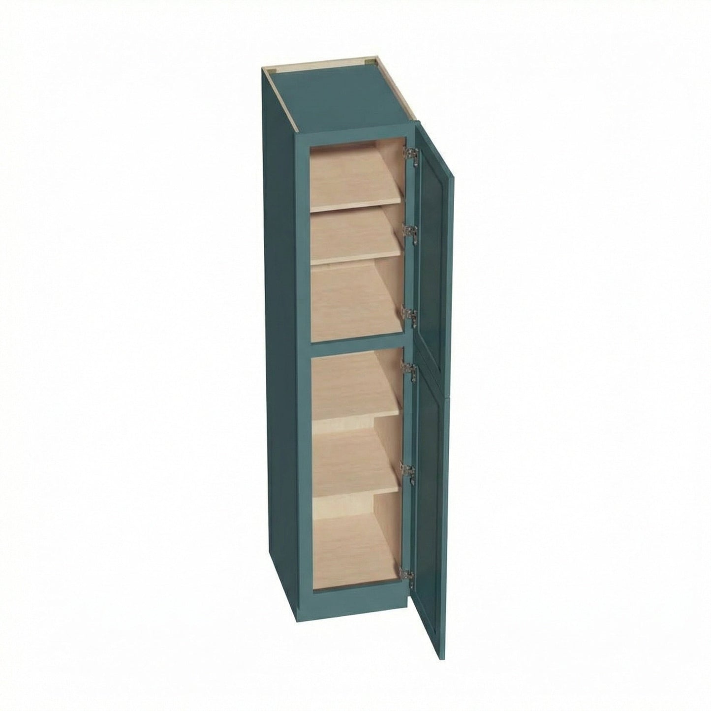 Shaker Tall Pantry Cabinet 18" (TP1884) · Tallis - Fairy Green - Interior