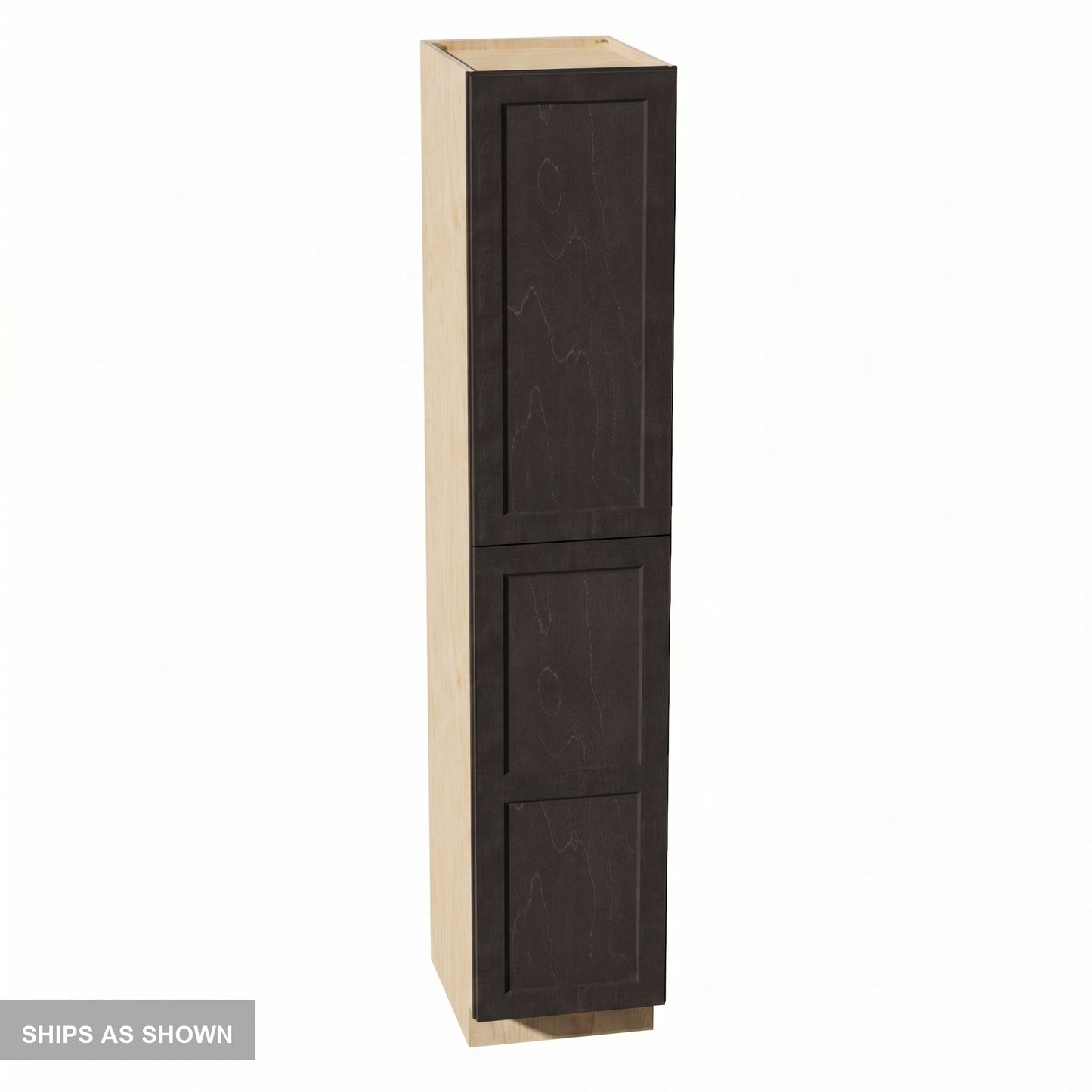 Shaker Tall Pantry Cabinet 18" (TP1890) · Ardelle - Charcoal - Flat Pack