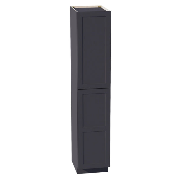 Shaker Tall Pantry Cabinet 18" (TP1890) · Ardelle - Ebony - Hero