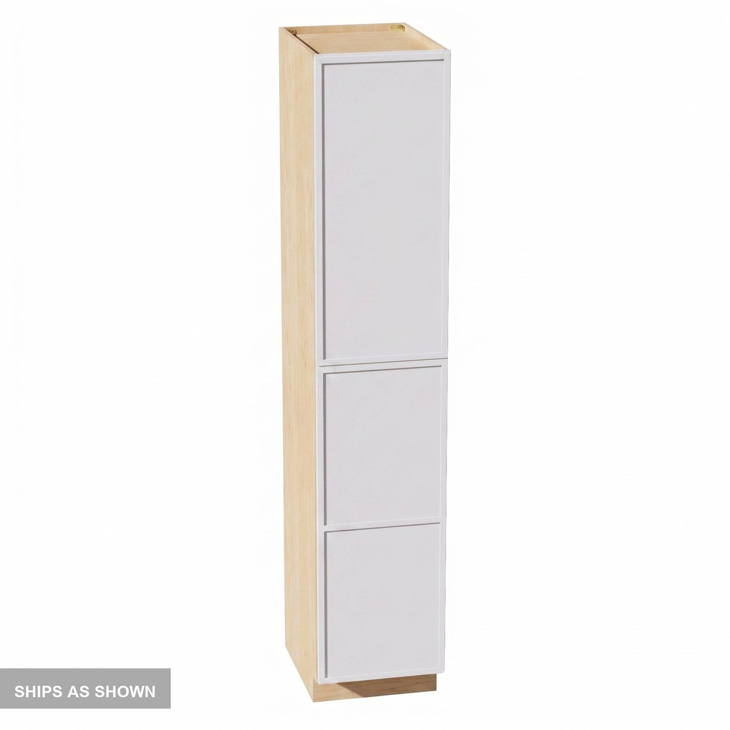 Slim Shaker Tall Pantry Cabinet 18" (TP1890) · Slim - Frost - Flat Pack
