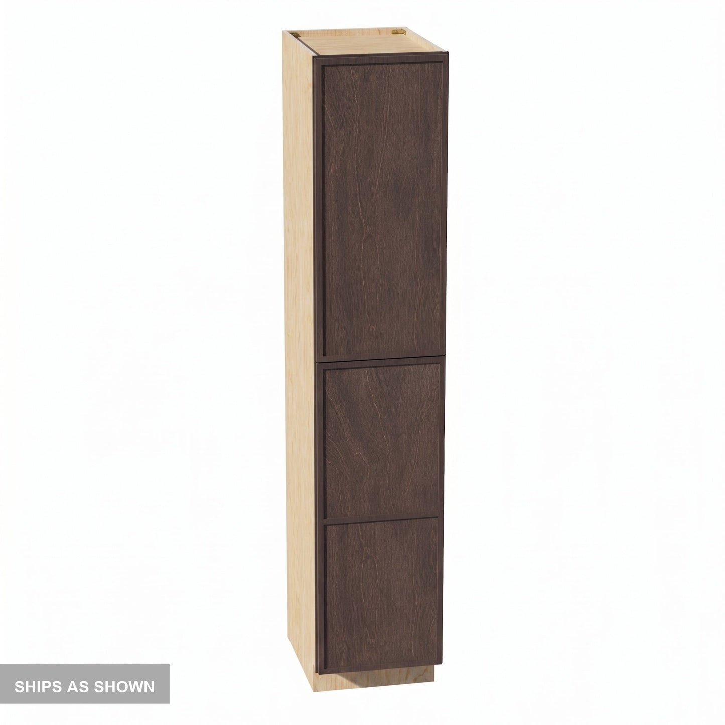 Quik Cabinets TP1890 Slim Mocha - Flatpack