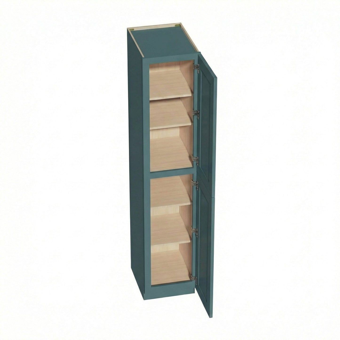 Shaker Tall Pantry Cabinet 18" (TP1890) · Tallis - Fairy Green - Interior