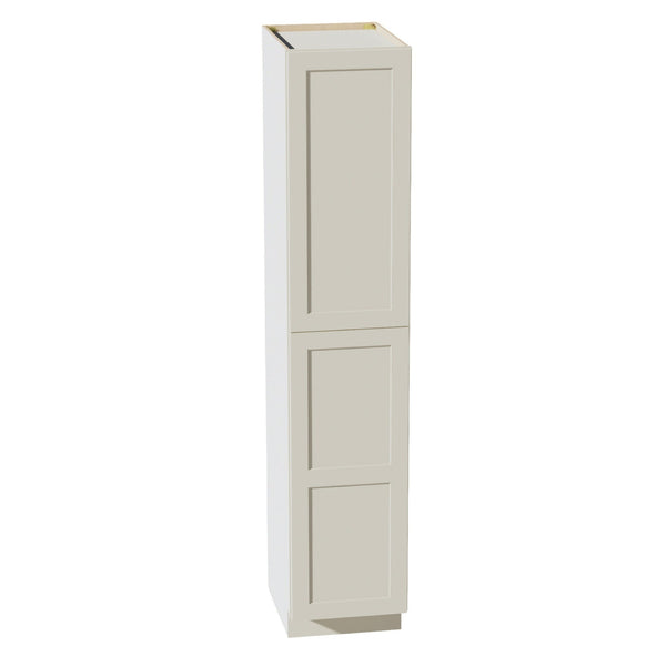 Shaker Tall Pantry Cabinet 18" (TP1890) · Tallis - Swan White - Hero