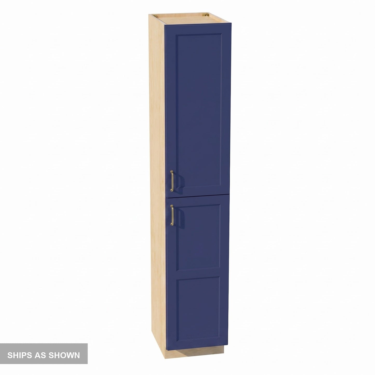 Shaker Tall Pantry Cabinet 18" (TP1896) · Ardelle - Blue - Flat Pack
