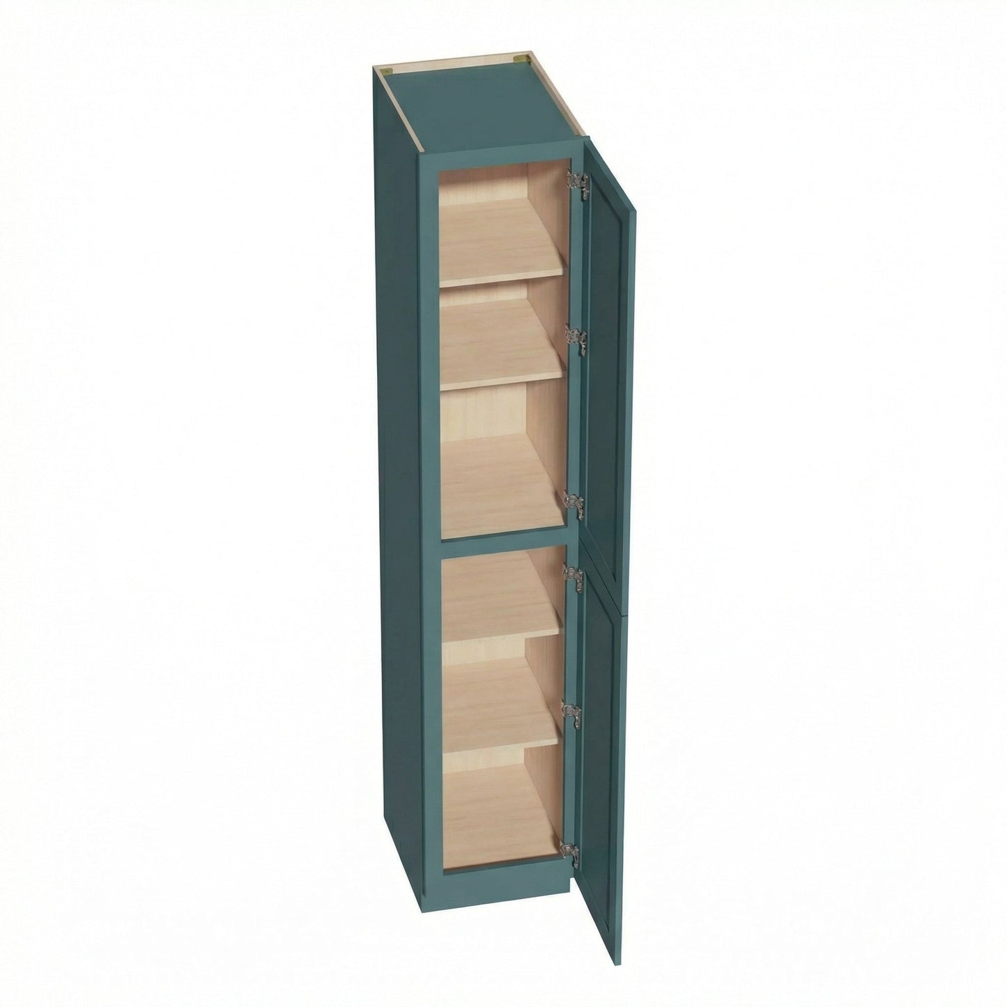 Shaker Tall Pantry Cabinet 18" (TP1896) · Tallis - Fairy Green - Interior