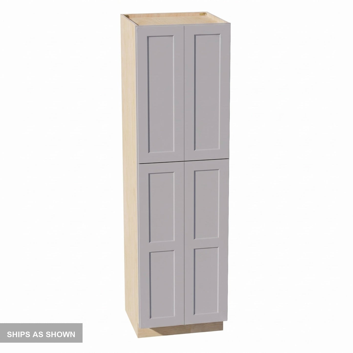 Shaker Tall Pantry Cabinet 24" (TP2484) · Ardelle - Ash - Flat Pack