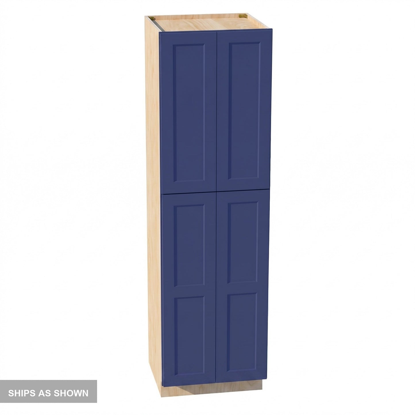 Shaker Tall Pantry Cabinet 24" (TP2484) · Ardelle - Blue - Flat Pack