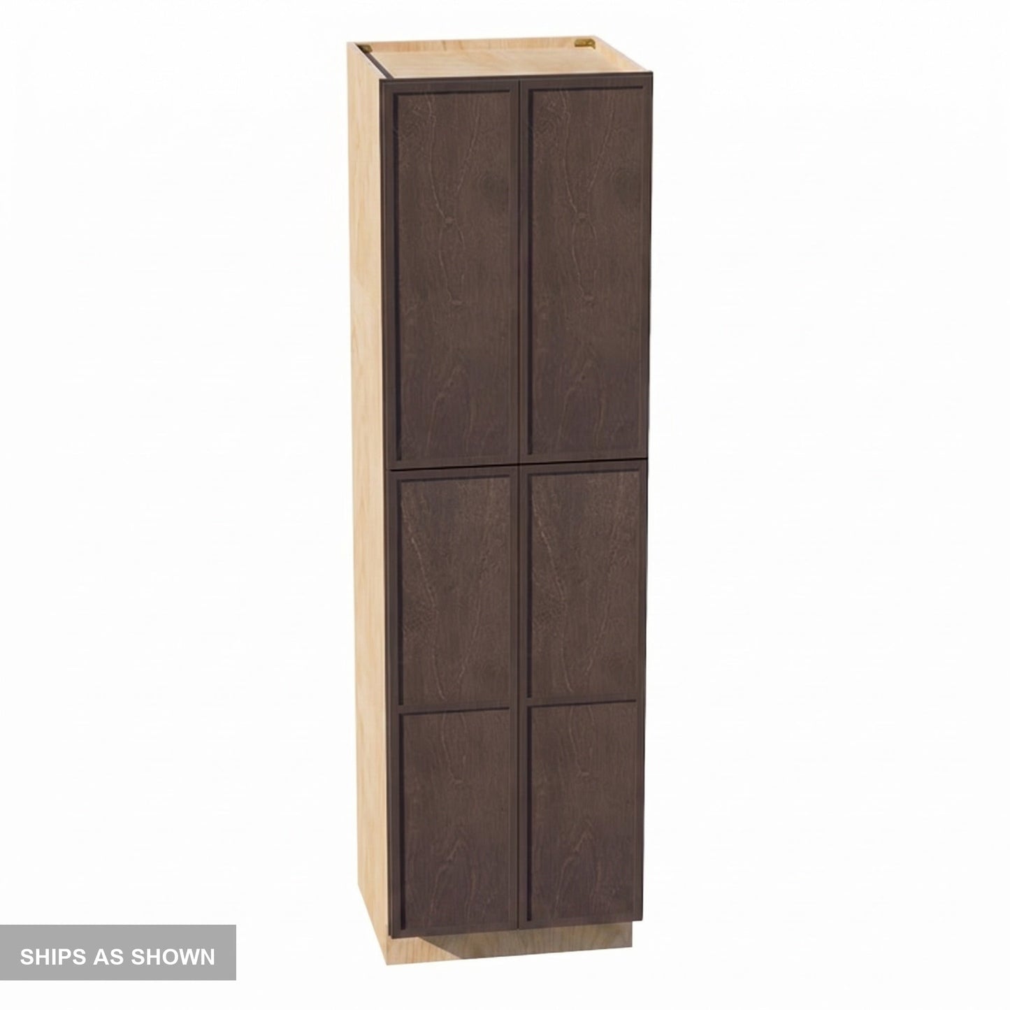Quik Cabinets TP2484 Slim Mocha - Flatpack