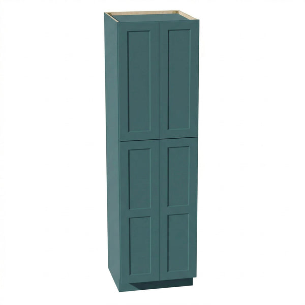 Shaker Tall Pantry Cabinet 24" (TP2484) · Tallis - Fairy Green - Hero