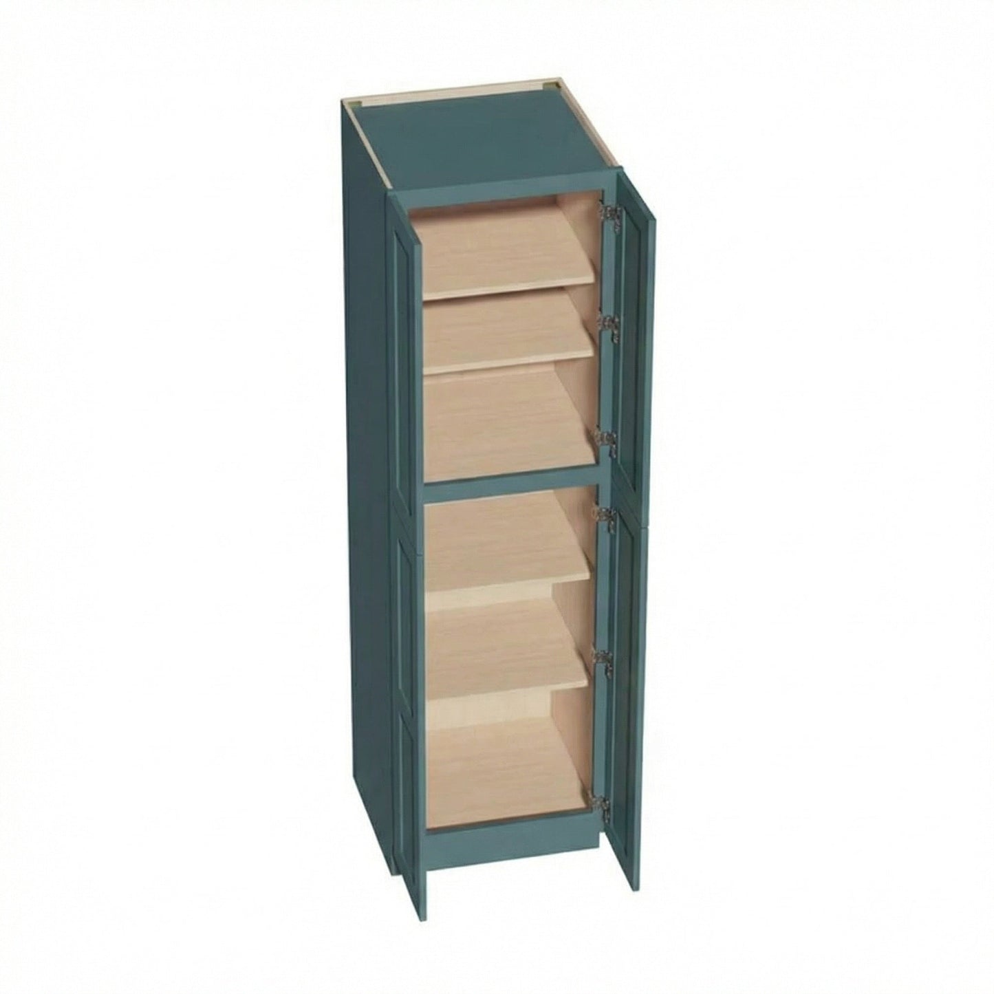 Shaker Tall Pantry Cabinet 24" (TP2484) · Tallis - Fairy Green - Interior