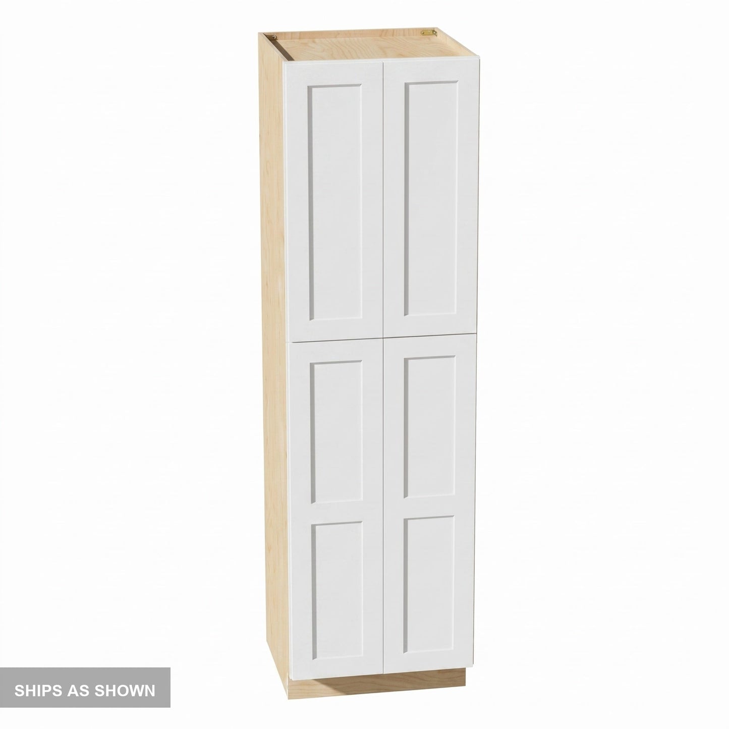Quik Cabinets TP2484 Tallis Swan White - Flatpack
