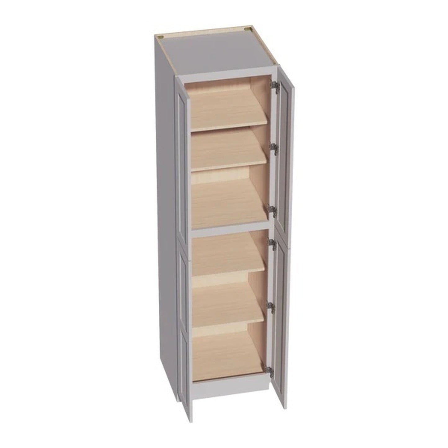 Shaker Tall Pantry Cabinet 24" (TP2490) · Ardelle - Ash - Interior