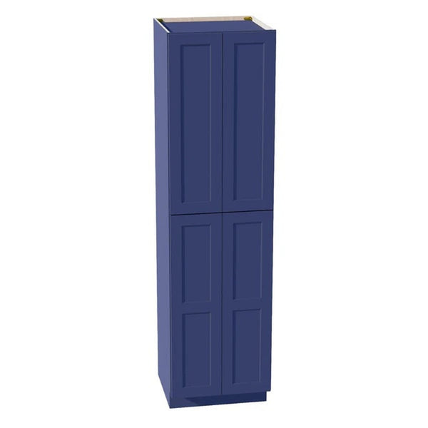 Shaker Tall Pantry Cabinet 24" (TP2490) · Ardelle - Blue - Hero