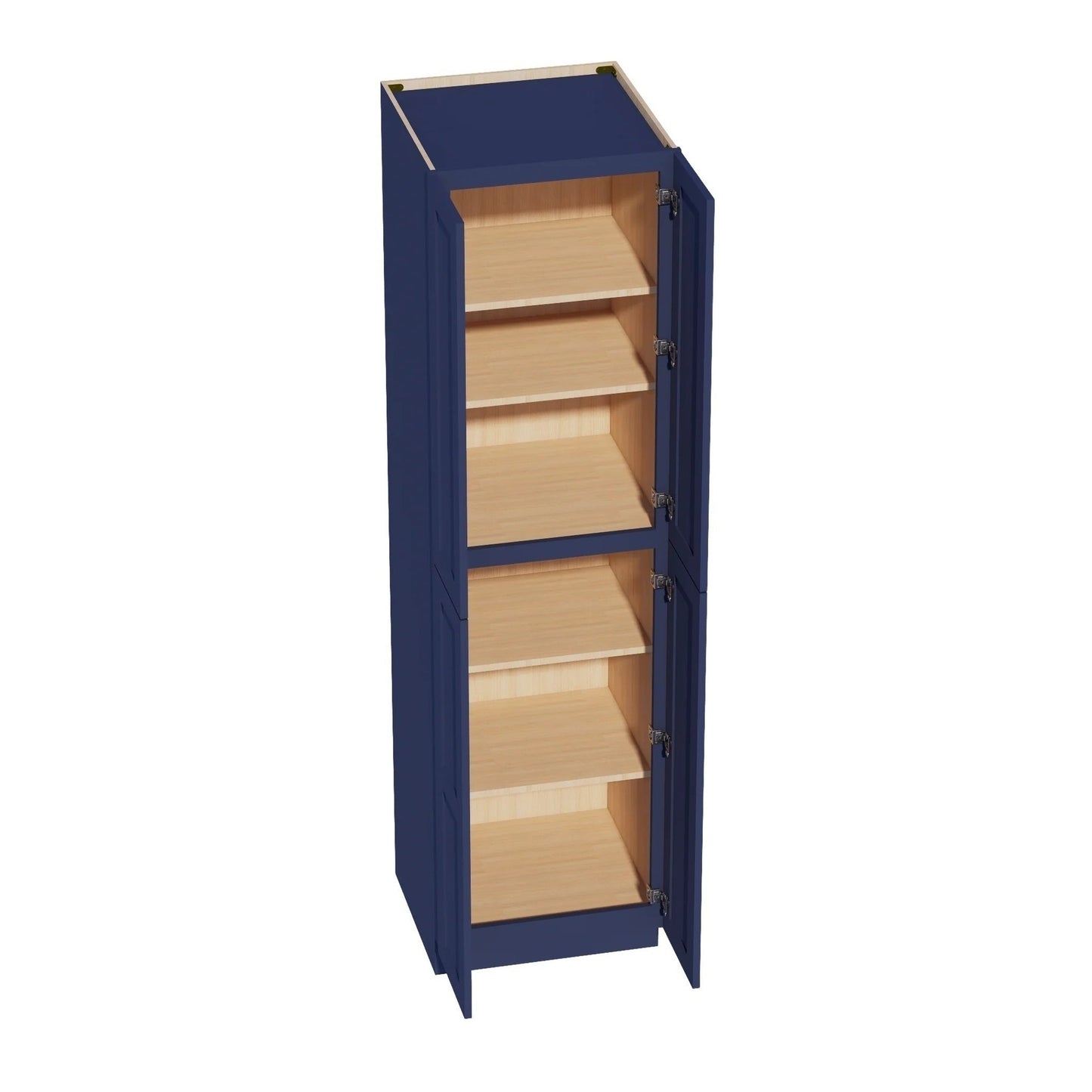 Shaker Tall Pantry Cabinet 24" (TP2490) · Ardelle - Blue - Interior