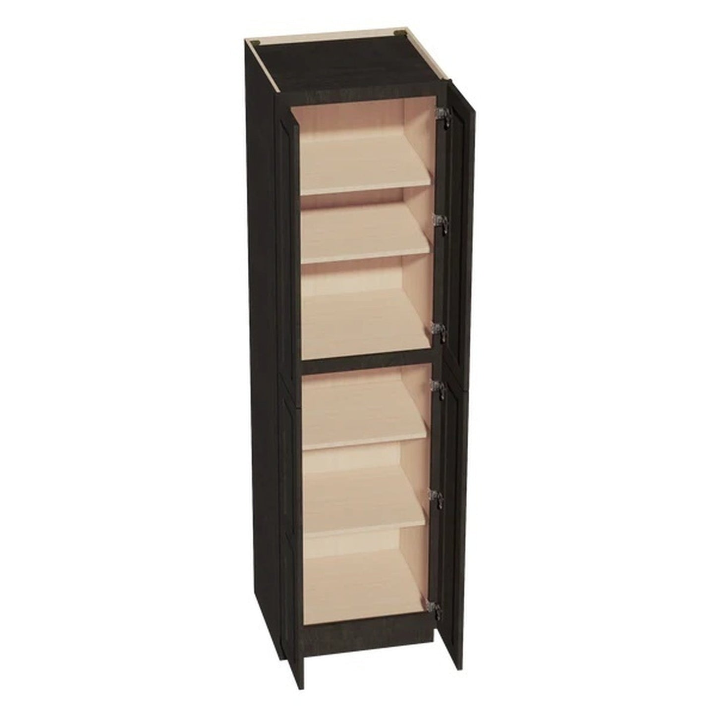 Shaker Tall Pantry Cabinet 24" (TP2490) · Ardelle - Charcoal - Interior