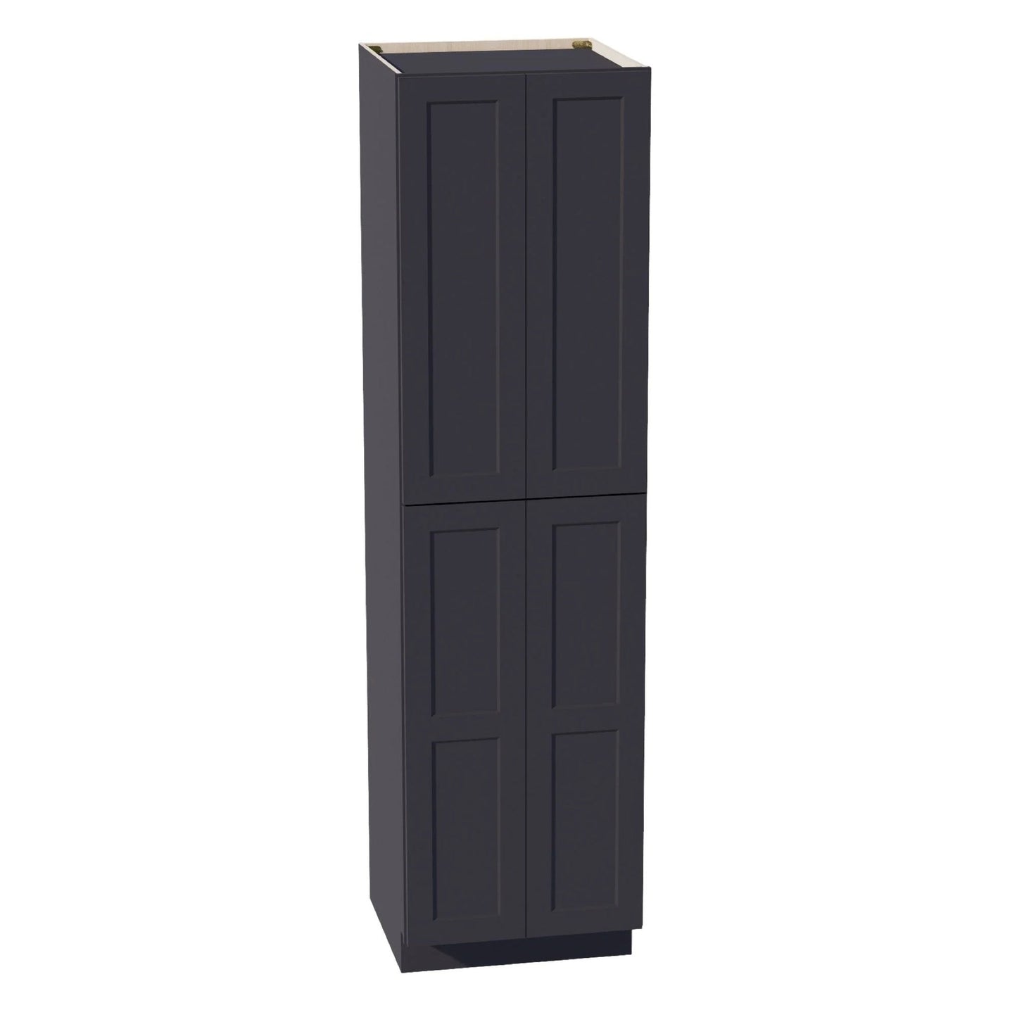 Shaker Tall Pantry Cabinet 24" (TP2490) · Ardelle - Ebony - Hero