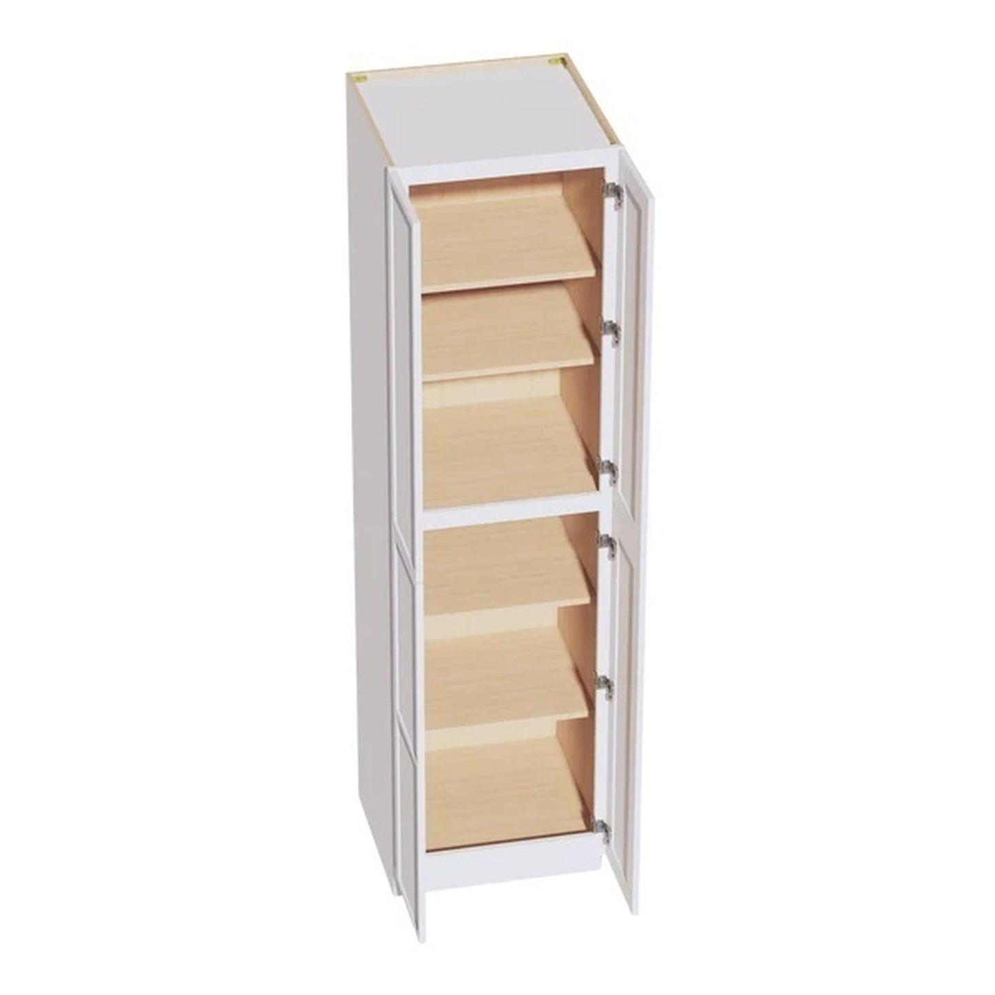Slim Shaker Tall Pantry Cabinet 24" (TP2490) · Slim - Frost - Interior