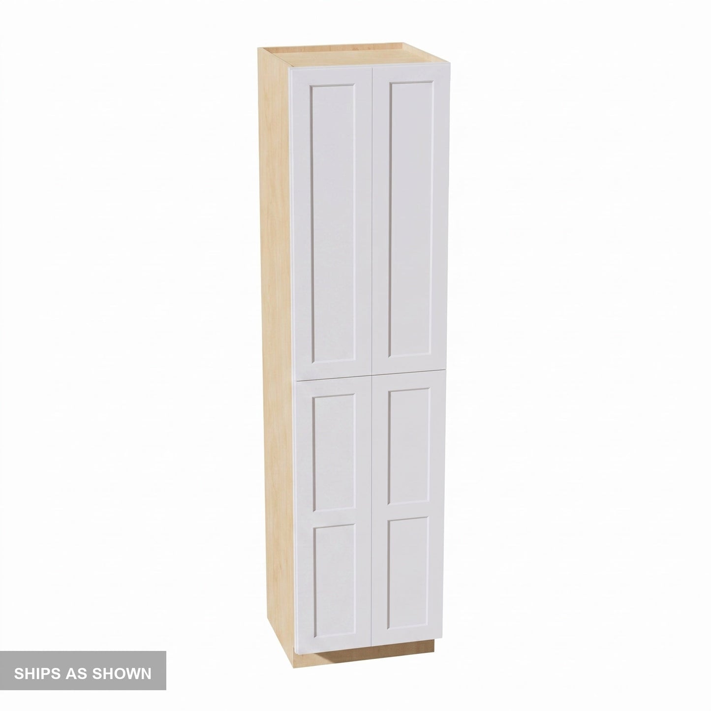 Quik Cabinets TP2496 Ardelle White - Flatpack