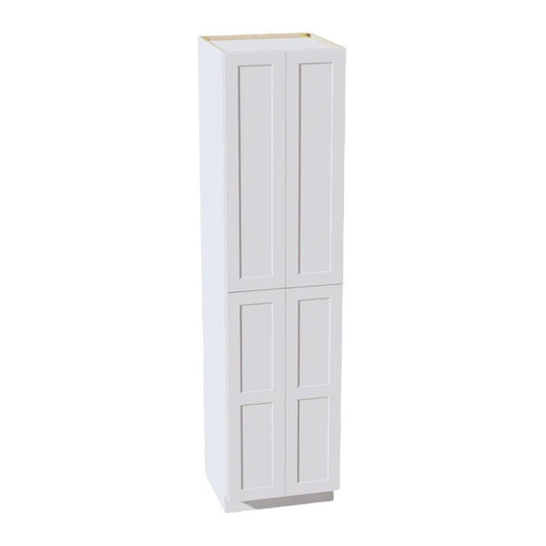 Shaker Tall Pantry Cabinet 24" (TP2496) · Ardelle - White - Hero