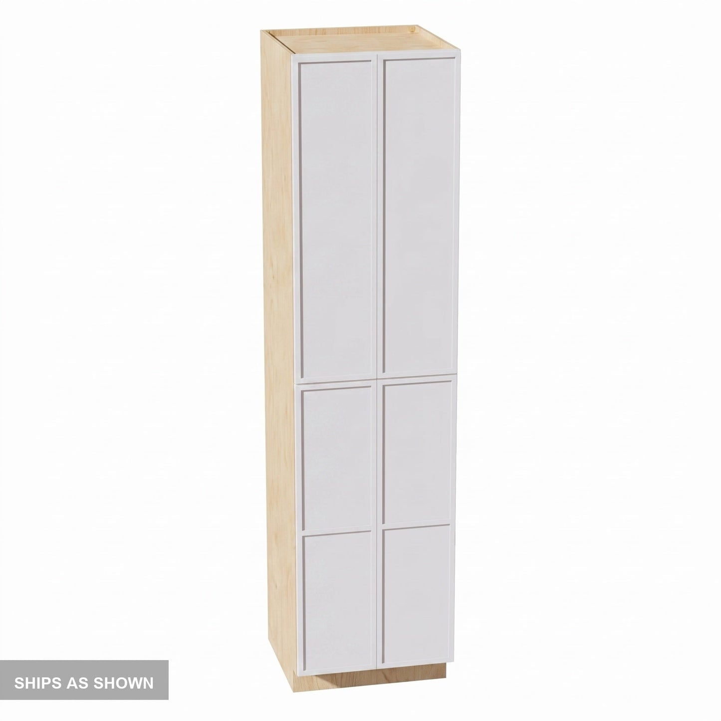 Quik Cabinets TP2496 Slim Frost - Flatpack