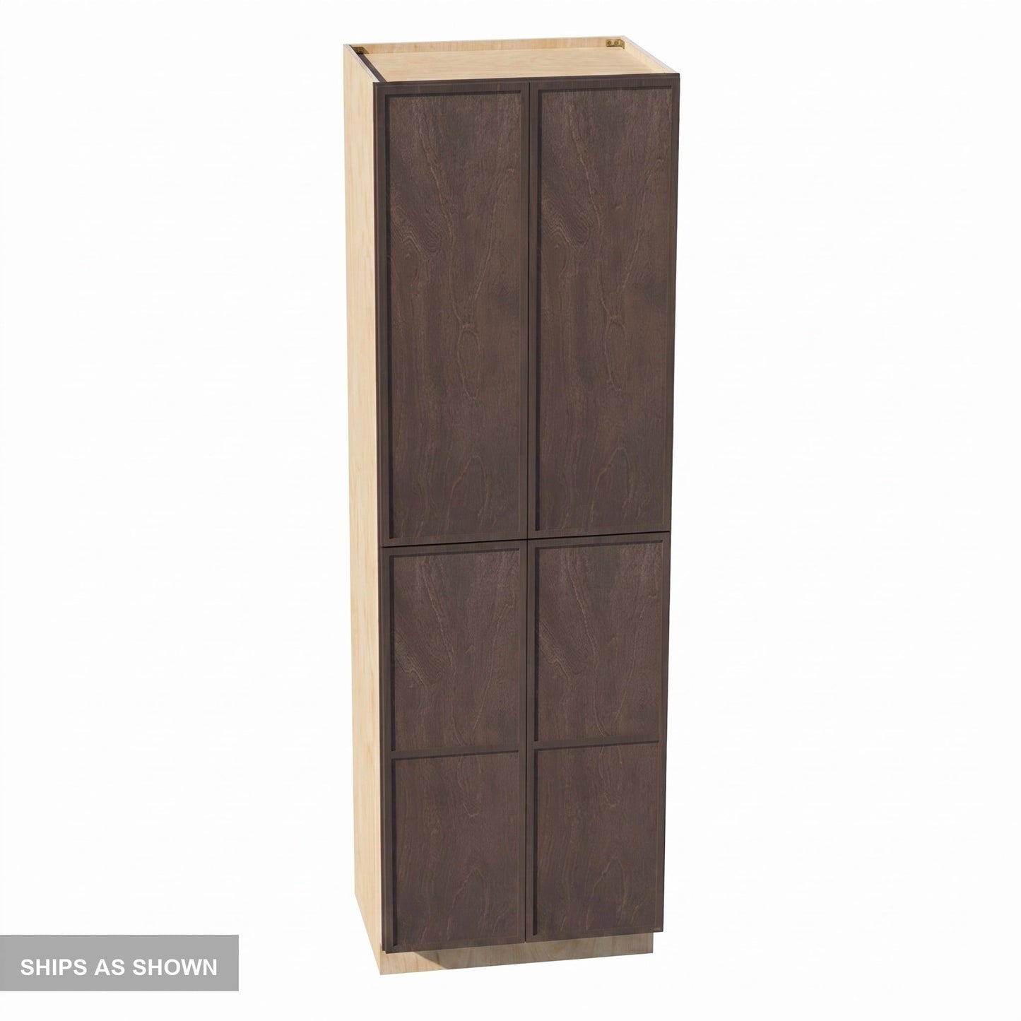 Quik Cabinets TP2496 Slim Mocha - Flatpack