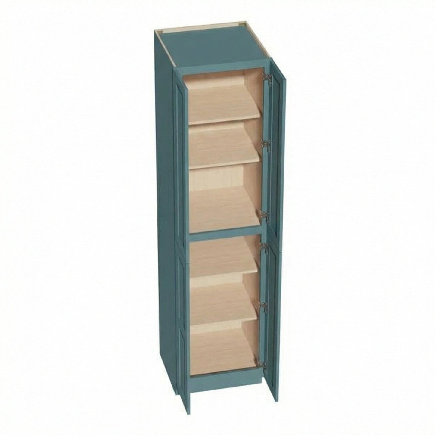 Shaker Tall Pantry Cabinet 24" (TP2496) · Tallis - Fairy Green - Interior