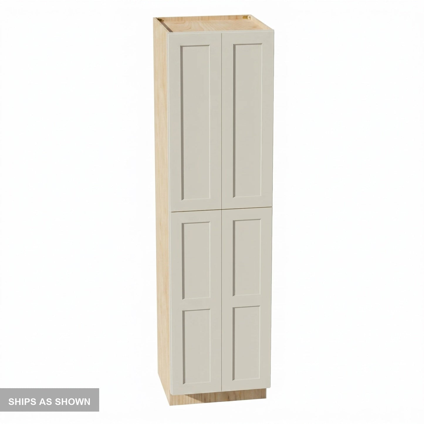 Quik Cabinets TP2496 Tallis Swan White - Flatpack