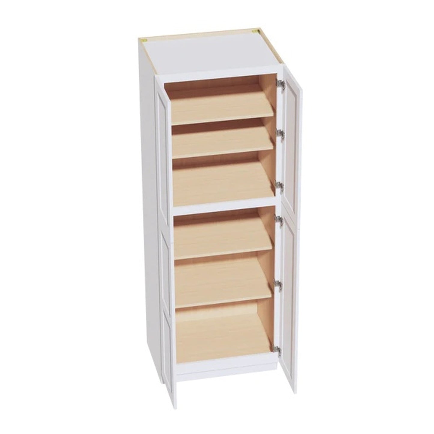 Shaker Tall Pantry Cabinet 30" (TP3084) · Ardelle - White - Interior