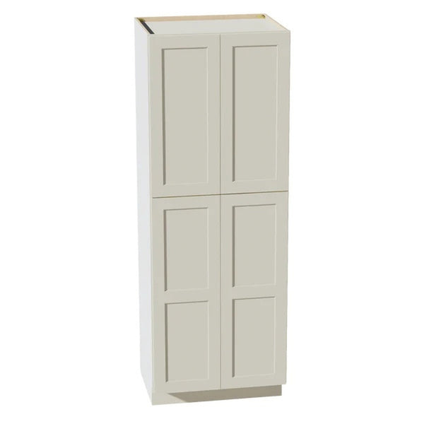 Shaker Tall Pantry Cabinet 30" (TP3084) · Tallis - Swan White - Hero