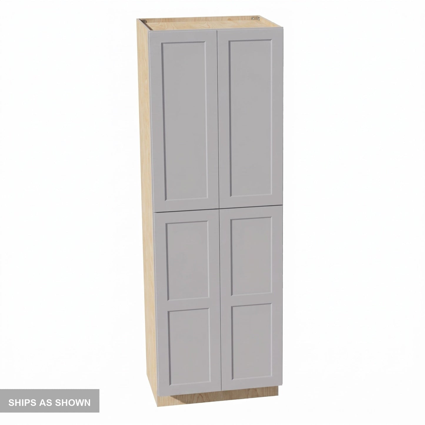 Shaker Tall Pantry Cabinet 30" (TP3090) · Ardelle - Ash - Flat Pack