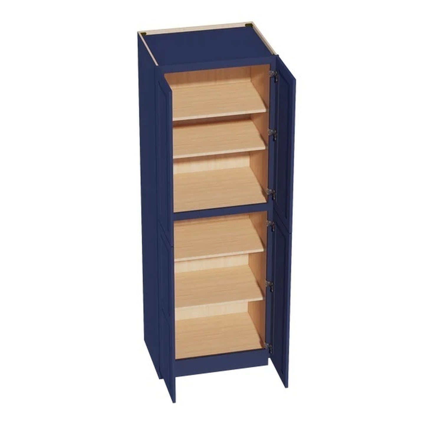 Shaker Tall Pantry Cabinet 30" (TP3090) · Ardelle - Blue - Interior
