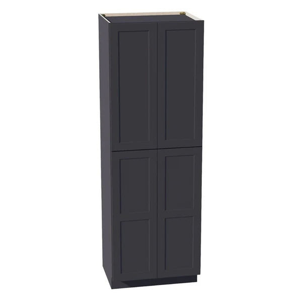 Shaker Tall Pantry Cabinet 30" (TP3090) · Ardelle - Ebony - Hero