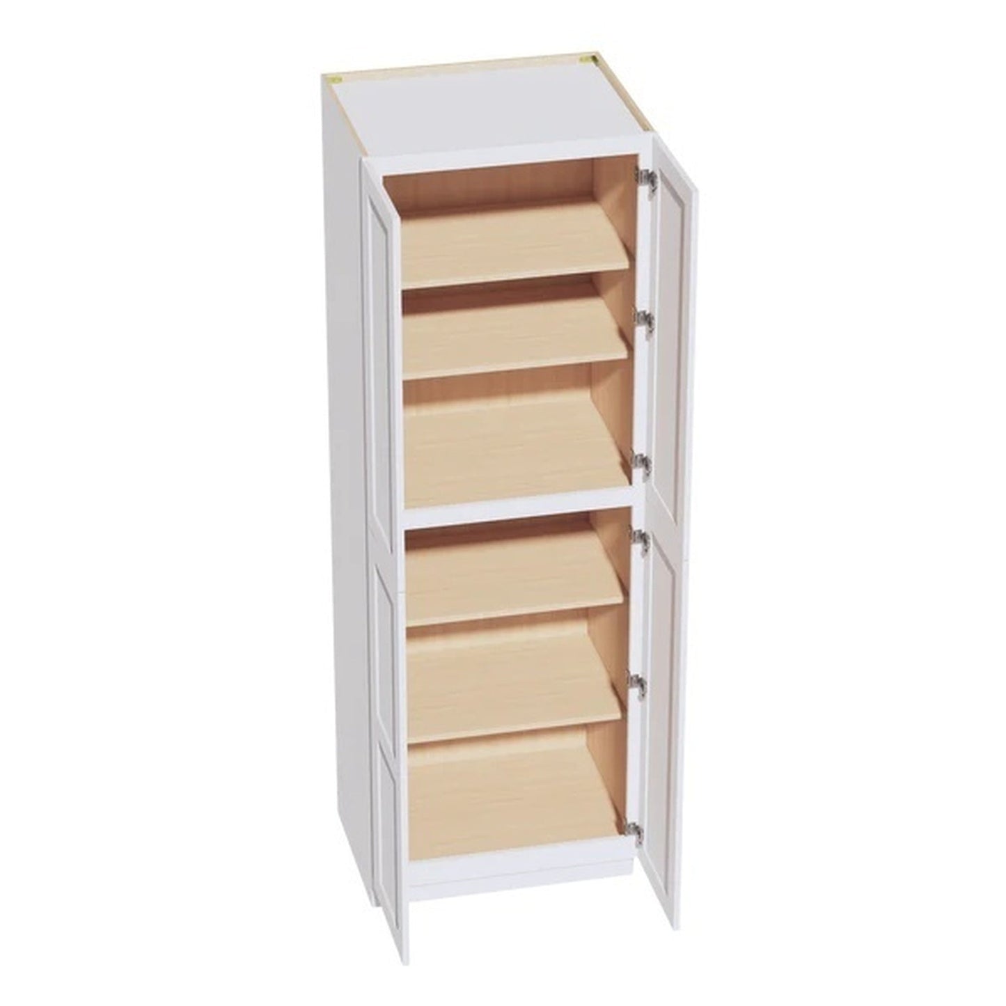 Shaker Tall Pantry Cabinet 30" (TP3090) · Ardelle - White - Interior