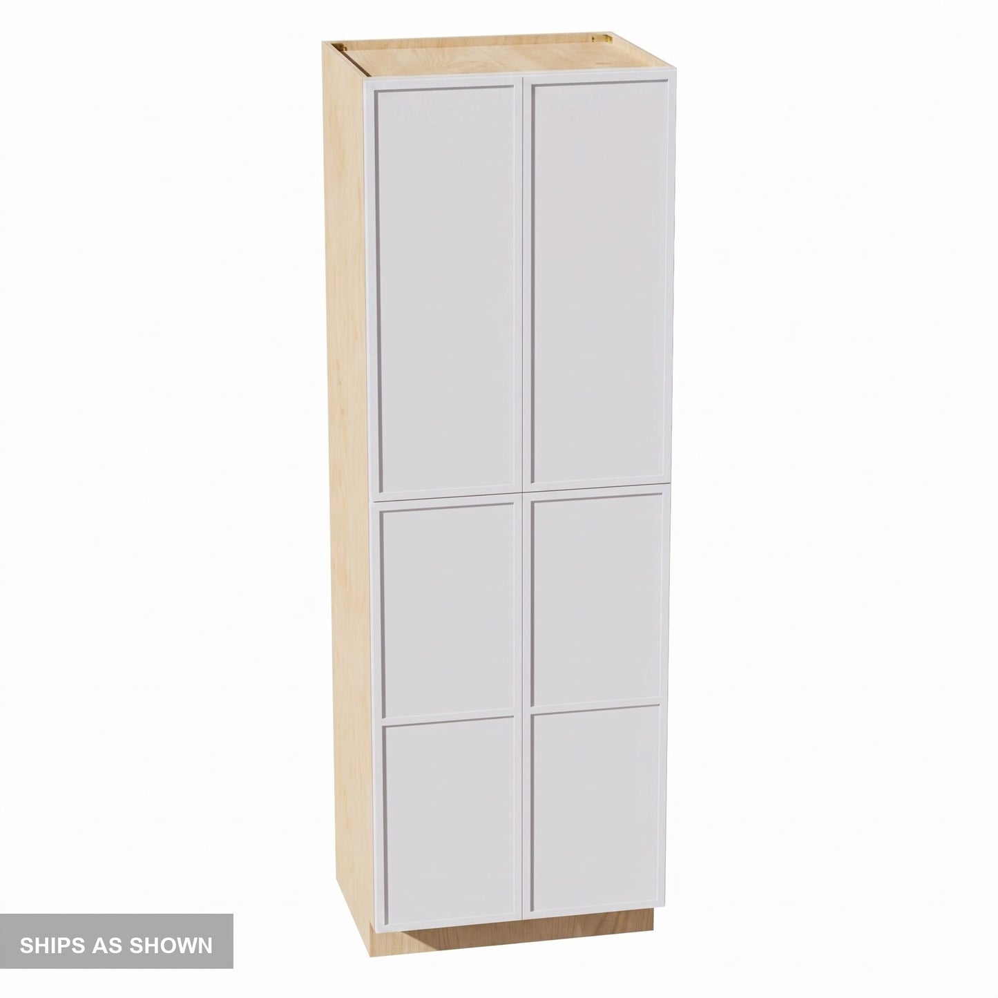 Quik Cabinets TP3090 Slim Frost - Flatpack
