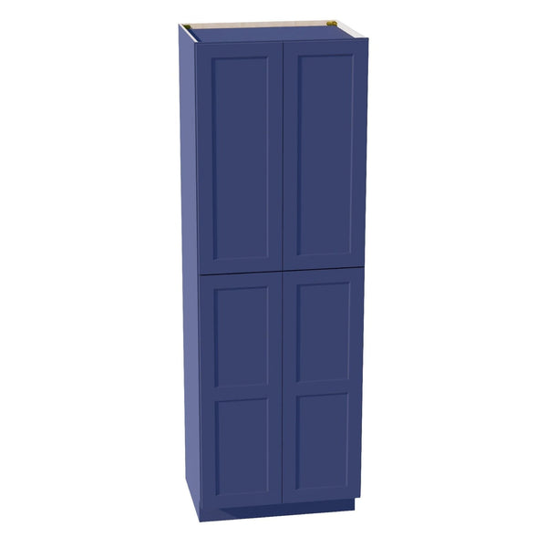 Shaker Tall Pantry Cabinet 30" (TP3096) · Ardelle - Blue - Hero