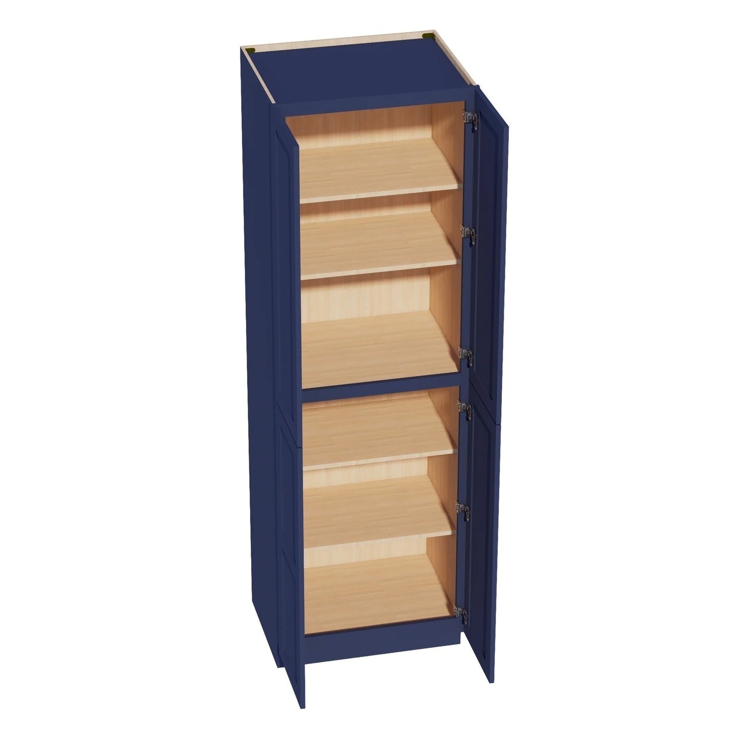 Shaker Tall Pantry Cabinet 30" (TP3096) · Ardelle - Blue - Interior