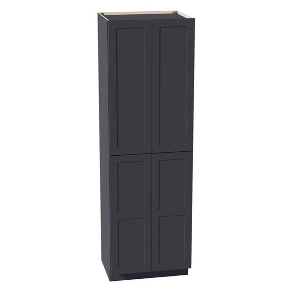 Shaker Tall Pantry Cabinet 30" (TP3096) · Ardelle - Ebony - Hero
