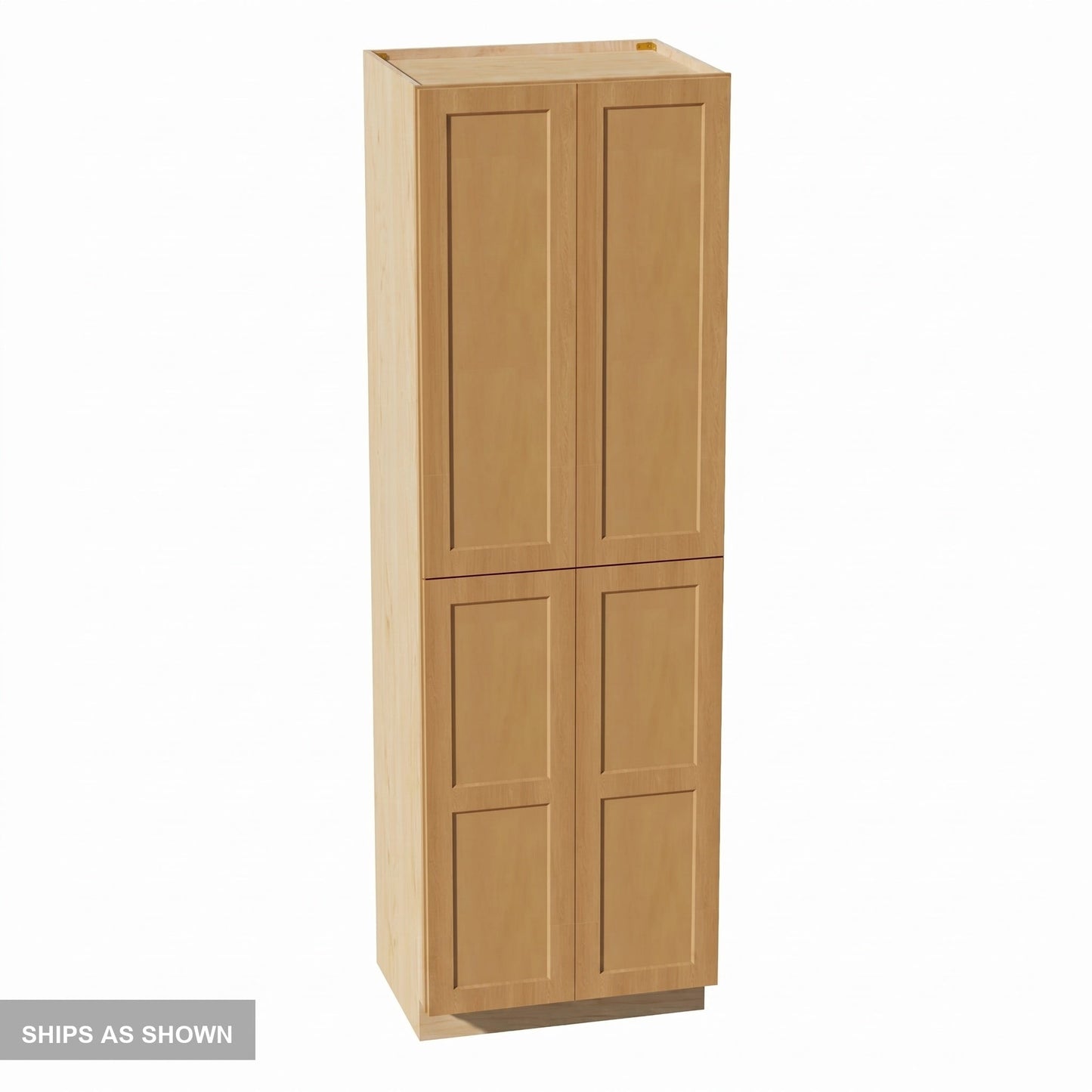 Shaker Tall Pantry Cabinet 30" (TP3096) · Ardelle - Timber - Flat Pack